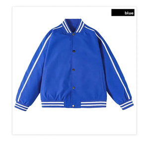 Chaqueta Deportiva Unisex con Franjas Laterales, Estilo Casual, Corte Holgado, Cuello Camisero, Ropa de Calle - Product Image 6