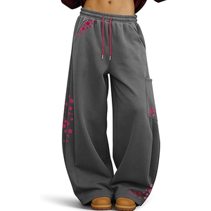 Pantalon Baggy Streetwear Homme Femme, Survêtement Rayé Ample, Joggings à Jambes Larges, Impression Personnalisée, Broderie Logo, Fournisseur OEM - Product Image 2