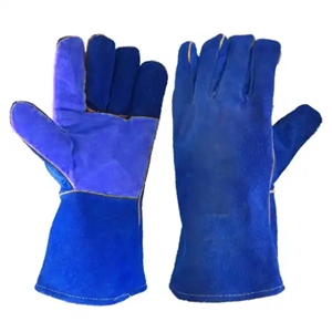 Cowhide Split Leather Industrial Safety Gloves <b>Fire</b> Proof Welding Work Gloves for Welder Industrial Work Protection - Product Image 6
