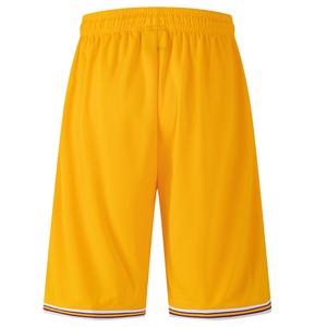 Shorts de basketball pour hommes avec logo personnalisé, en maille respirante, séchage rapide, cordon de serrage, pour la gym, l'entraînement, la course à pied, 100% polyester - Product Image 2