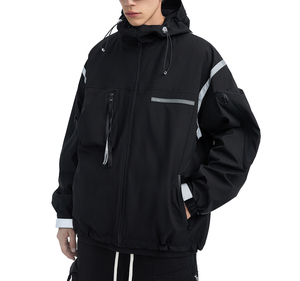 Veste coupe-vent haute performance dotée d'un tissu respirant et résistant à l'eau, d'un coupe ajusté et d'une protection fiable pour un usage quotidien. - Product Image 1