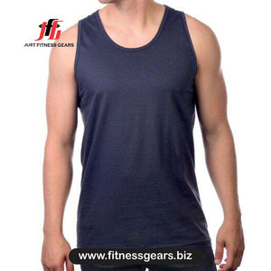 Débardeur Homme Color Block Col Rond Tricoté Sans Manches Respirant Tenue Décontractée - Product Image 5