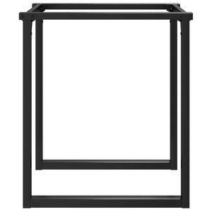 Patas de Mesa de Comedor de Acero con Marco en O de 27.6"x27.6"x28.7" - Product Image 5