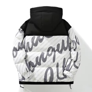 Chaquetas de Invierno para Hombre, Diseño Personalizado, Chaqueta Acolchada con Capucha, Abrigo de Plumón, Chaqueta de Burbujas - Product Image 6