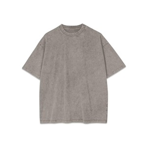 T-shirt personnalisé délavé à l'acide pour homme, coupe oversize, en coton vieilli, style streetwear, fabricant OEM de t-shirts vierges délavés à l'acide - Product Image 6