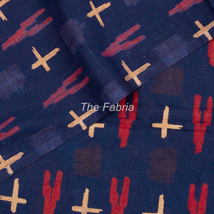 ผ้าม่านผ้าฝ้ายพิมพ์ลายทรงเรขาคณิตสินค้ามาใหม่วัสดุแฮนด์เมดน้ำหนักเบาสำหรับเครื่องแต่งกายของเด็กผู้ชาย - Product Image 4