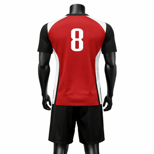 ชุดกีฬาเสื้อเจอร์ซีย์และกางเกงขาสั้นน้ำหนักเบาสวมใส่สบายเหมาะสำหรับวอลเลย์บอลชุดวอลเลย์บอลนักกีฬามืออาชีพ - Product Image 6