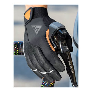 Guantes de Motocross Unisex Duraderos, Transpirables, de Cuero y Microfibra, Antideslizantes, de Verano, para Motociclismo - Product Image 2
