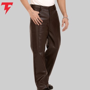 <b>Men</b> <b>Leather</b> <b>Pants</b> Genuine <b>Leather</b> Slim Fit Casual Trousers Comfortable Durable Stylish Everyday Wear Wholesale Apparel - Product Image 6