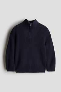 New Arrival Fashionable Mock Neck Spring-Autumn Pullover <b>Sweater</b> Custom Men's <b>Sweater</b> <b>Quarter</b> <b>Zip</b> - Product Image 4