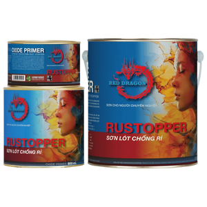 Rustopper ทนอุณหภูมิสูงกันน้ำเคลือบสนิมทนทานป้องกันการกัดกร่อนสีเหล็กสารเคมีป้องกัน - Product Image 6