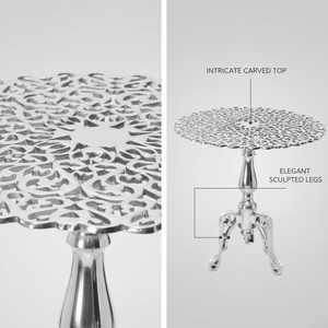 Mesa Auxiliar de Aluminio Reciclado Ecológica |   Muebles de Diseño Artesanal para el Hogar Moderno de Lujo y Decoración de Sala de Estar - Product Image 5