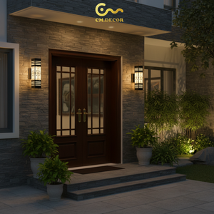 300 lm Wall <b>light</b> Viet Nam CM Decor Modern/Japanese steel/inox Living Room /Bedroom / Hallway Auto Cad Layout 3500K (Warm White) - Product Image 4