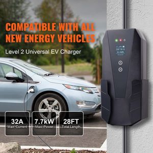 Cargador Portátil para Vehículos Eléctricos de 240V 32A con Cable de 8.5 Metros e Interfaz Tipo 1 (Enchufe NEMA 14-50P 16/20/24/32A Ajustable) - Product Image 5