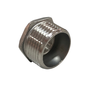 อุปกรณ์ท่อประปาแบบบูชหกเหลี่ยมสแตนเลสสตีลอุปกรณ์หล่อเรียบสมบูรณ์แบบระดับสูง - Product Image 1