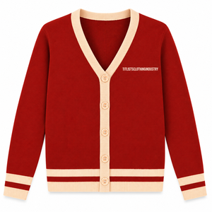 Pulls à col en V B2B 2026 pour les sororités/fraternités/écoles/collèges/universités, cardigans tricotés unisexes - Product Image 1