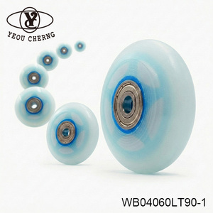 60mm PU Pet <b>Stroller</b> Wheel with ABEC-7 Bearing Custom Pet Cart Caster for Outdoor Travel - Product Image 5