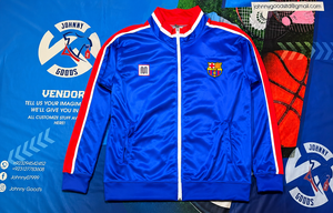 Chaqueta Deportiva Personalizada con Bordado de Johnny Good's Sports Wear para Hombre, Azul, Rojo, Blanco, Satén, Cierre de Cremallera, Estilo Deportivo, OEM, ODM Disponible - Product Image 3