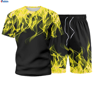 Conjunto Deportivo de Verano Personalizado con Estampado Sublimado de Alta Calidad, Transpirable y Tejido, el Más Vendido para Hombre - Product Image 5