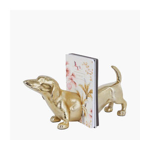 Juego de Sujetalibros Escultóricos de Metal Art Deco de Aluminio para el Hogar, la Oficina y Uso Comercial - Product Image 6