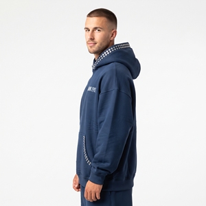Sweat-shirt à capuche en coton imprimé strass personnalisé pour homme – Vente en gros de streetwear pour marques de mode décontractées - Product Image 3