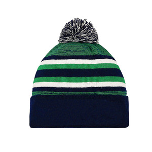 High Quality Unisex <b>Beanie</b> Caps 100% <b>Wool</b> Customized Knitted Design Adjustable Adult's Sporty <b>Beanies</b> With OEM Service - Product Image 1
