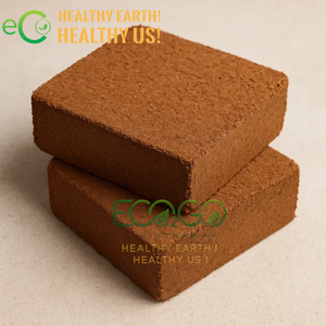 Bloc de fibre de coco biologique pour le jardinage, tourbe de coco, terreau de démarrage pour semis, paillis écologique, biodégradable, mélange de rempotage prêt à l'emploi - Product Image 4