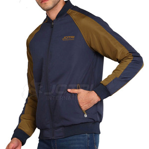 Blousons d'hiver pour hommes, style aviateur, résistants au vent, vêtements d'extérieur décontractés, fermeture éclair sur le devant, logo personnalisé, service OEM - Product Image 3
