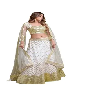 Hot Selling Wedding and Festival Wear Women Lehenga Choli Embroidery Work Bridal Lehanga Choli for Export green lehenga choli