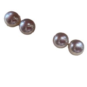 Boucles d'oreilles en perles de mer d'eau de mer Zhuji 2025, 6,5-7 mm, avec aiguille en or 18 carats, charme pour femmes, vente en gros - Product Image 4
