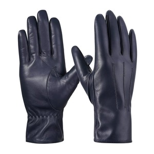 Wholesale Quality Comfortable Sheepskin Leather Custom Dressing <b>Gloves</b> Fashionable Winter Casual Party and Daily Travel Use - Product Image 1