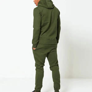 Survêtements personnalisés en coton 100% pour hommes, séchage rapide, ensemble de course et de jogging personnalisé pour l'extérieur - Product Image 5