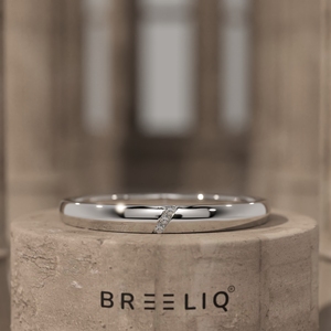 14K Solid Gold Lab Grown Diamond Minimal Wedding Band Sleek <b>Plain</b> Gold <b>Ring</b> Thin Stackable Everyday Fine Jewelry - Product Image 3