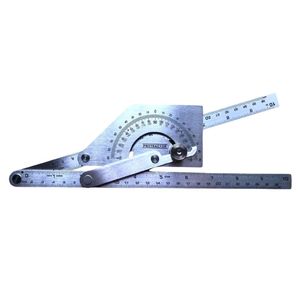 0 - 360 °   Transportador multiusos de acero inoxidable con regla de longitud - Product Image 1