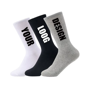 Customized Winter Warm Merino <b>Wool</b> Breathable Crew Sports Reinforced Heel Custom with Logo Thermal Football Men Sport <b>Socks</b> - Product Image 2