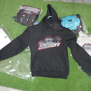 เสื้อฮู้ดดี้ผู้ชายแบบหนา ผ้าฝ้ายคุณภาพสูง 450 GSM ไม่มีเชือกผูก  ขนาดใหญ่พิเศษ  รับผลิตแบบ OEM ODM ตามสั่ง - Product Image 4