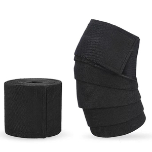 Nouvel Arrivage : Bandes de Soutien Unisexe pour Genoux et Coudes, Personnalisables avec Logo, Douces, Respirantes, Élastiques et Ajustables pour l'Entraînement en Salle de Sport et l'Haltérophilie - Product Image 6