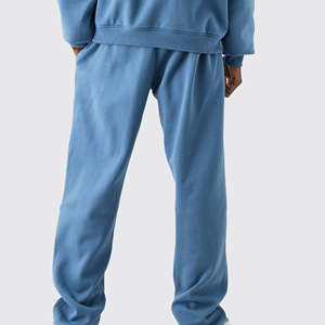 ชุดวอร์มผู้ชายแบบสวมหัว สีพื้นเรียบง่าย ทรงหลวมไหล่ตก สไตล์ลำลอง สำหรับฤดูหนาว ขายดี รุ่นใหม่ล่าสุด ผลิตในปากีสถาน - Product Image 5