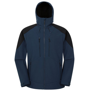 Veste coupe-vent softshell personnalisée pour l'extérieur, automne, col montant, motif uni, doublure polaire, service OEM, logo client - Product Image 1