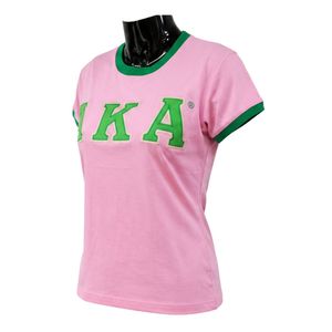 เสื้อยืดสีชมพูเขียว แขนสั้น แต่งขอบตัดสี สำหรับผู้หญิง สไตล์ลำลอง แฟชั่นสตรีทแวร์ เสื้อผ้าผู้หญิงทันสมัย ขายส่ง - Product Image 6