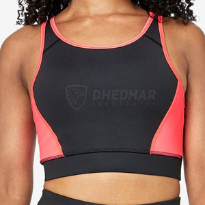 Vêtements de sport légers et durables, matière de haute qualité, service OEM, respirant, respectueux de l'environnement, avec logo sur le devant, soutien-gorge de sport pour femmes - Product Image 5