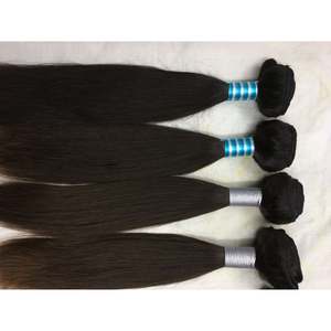 Extensions de cheveux humains vierges indiens Remy 100% en gros, trame machine, 10-34 pouces, marque CHEVEUX HUMAINS - Product Image 2