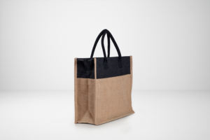 Bolsa de Compras de Yute de Diseño con Bolsillo, Bolsa Ecológica Resistente para el Mercado, Regalos y Viajes - Product Image 4