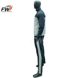 ชุดวอร์มกันลมไนลอนผู้ชายขายดีที่สุด แบบสั่งทำ OEM ODM ไซส์ใหญ่ ซิปแบบรูดขึ้น ผ้าโพลีเอสเตอร์ ผู้ผลิตชุดกีฬา - Product Image 4