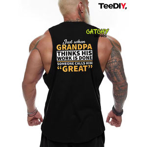 Débardeur Homme Sans Manches pour Fitness et Gym, Respirant, Séchage Rapide, Coton Spandex, Gilet de Sport d'Été pour Hommes – Vente en Gros - Product Image 6