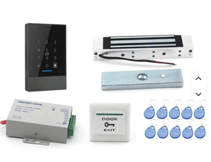 Cerradura Inteligente TTLock con Teclado RFID, Fuente de Alimentación, Botón de Salida y Llaves para Puerta de Acero, Desbloqueo por Contraseña - Product Image 1