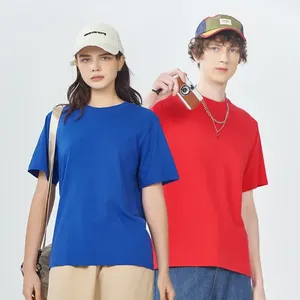 T-shirt vierge unisexe 100 % coton personnalisé pour hommes, haute qualité, idéal pour impression de logo – Vente en gros - Product Image 3