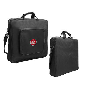 MM-WM Eco-friendly Classic Corduroy Zipper Lightweight Luxury Soft Case Masonic <b>Apron</b> Carrying Shoulder Bag / Regalia Kit Royal - Product Image 1