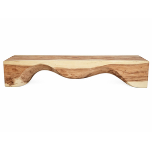 Banco Minimalista en Forma de M de Madera Maciza de Suar Exótica de Alta Gama, Distribuidor Mayorista de Muebles Decorativos - Product Image 3