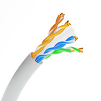 Kabel Jaringan Cat5E Cat6 Cat6A Cat7 Cat8 Kecepatan Tinggi 4pr 305m 1000ft Kabel Ethernet dengan Konduktor Tembaga Murni Kabel LAN Cat 6